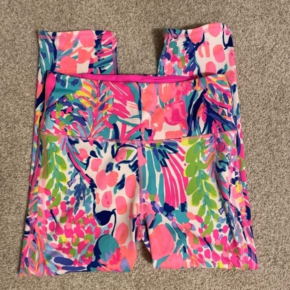 Lilly Pulitzer Pants - 🦄 Lilly Pulitzer Gumbo Limbo Luxletic Weekender High Rise Leggings EUC
